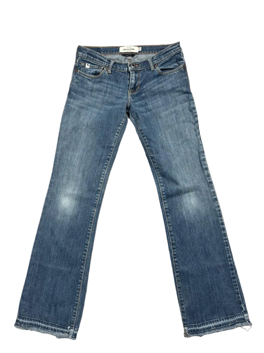 Vintage Y2K Abercrombie Low Waist Bootcut Jeans (XS)