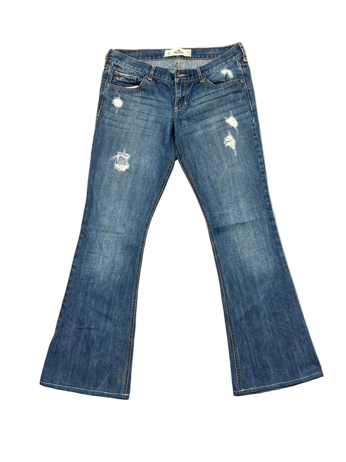 Vintage Y2K Hollister Studded Flared Bootcut Jeans (L)