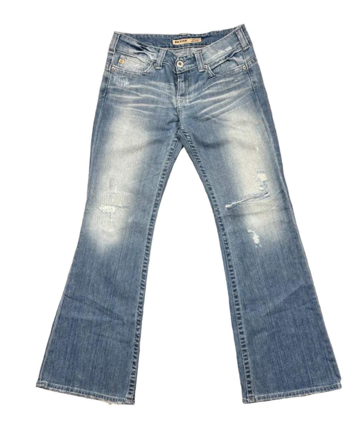 Vintage Y2K Flared Bootcut Jeans Denim (S)