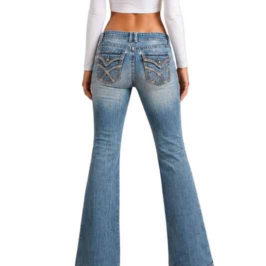 Y2K Vintage Jeans Bootcut Low Waist (L)