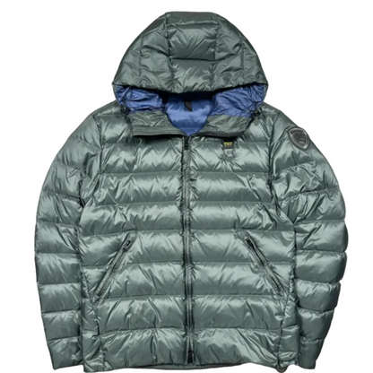 Blauer USA Daunenjacke (M)