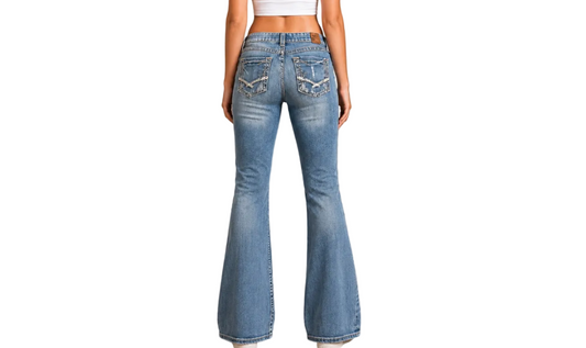 Vintage Y2K Bootcut Jeans (M)