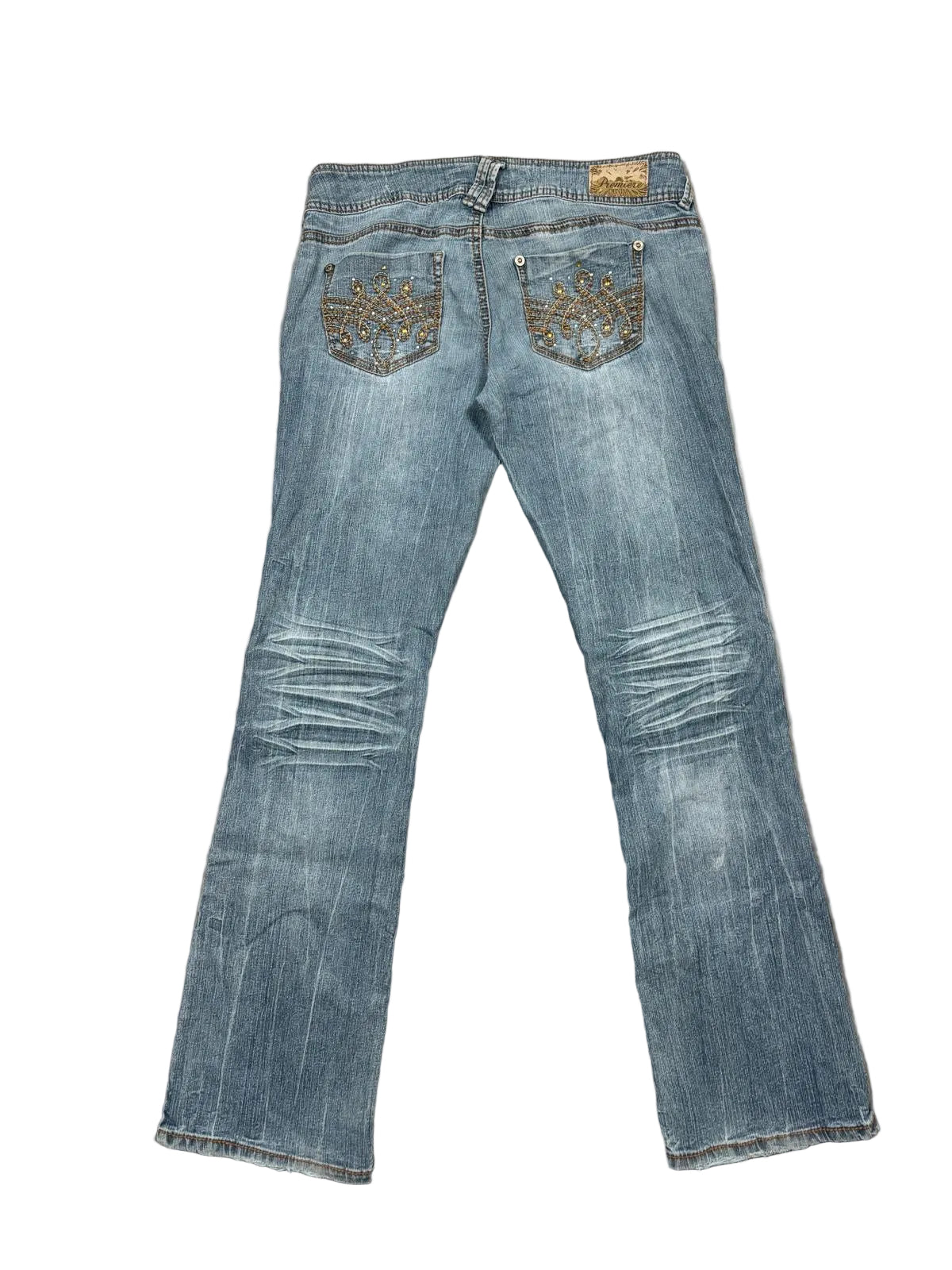 Vintage Y2K Premiere Denim Flared Jeans (M)