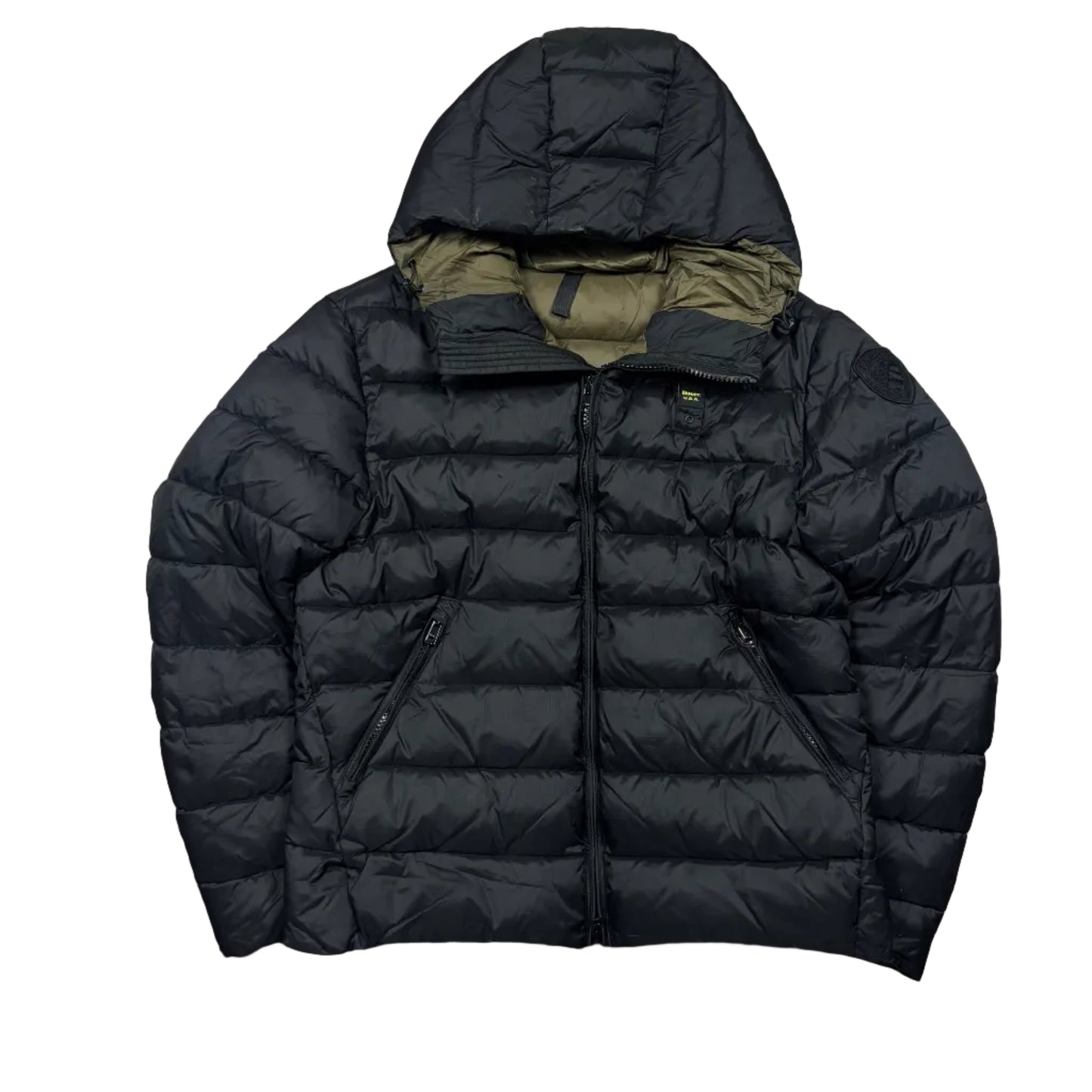 Blauer USA Daunenjacke (L)