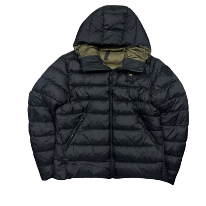 Blauer USA Daunenjacke (L)