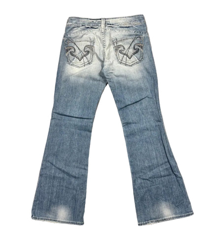Vintage Y2K Flared Bootcut Jeans Denim (S)