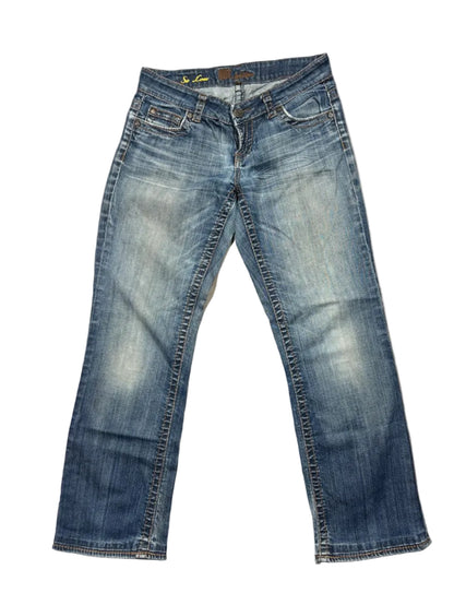 Vintage Y2K Low Waist Flared Denim Jeans (M)
