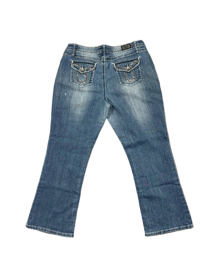 Y2K Earl Blau Bootcut Jeans (L)