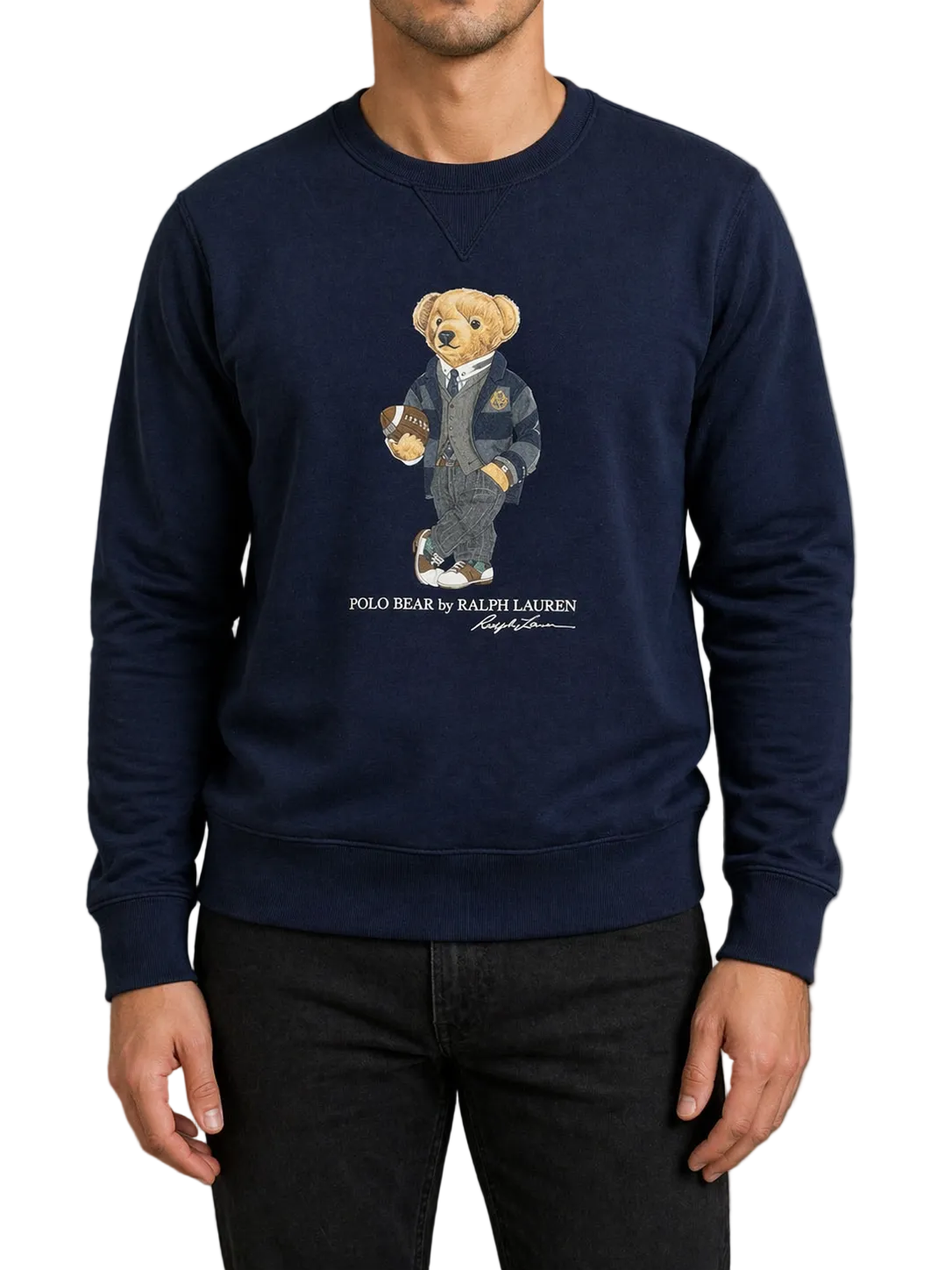 Vintage Polo Ralph Lauren Bear Sweatshirt (S)