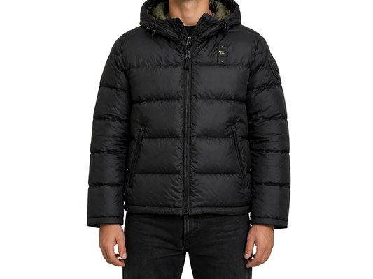 Blauer USA Daunenjacke (L)