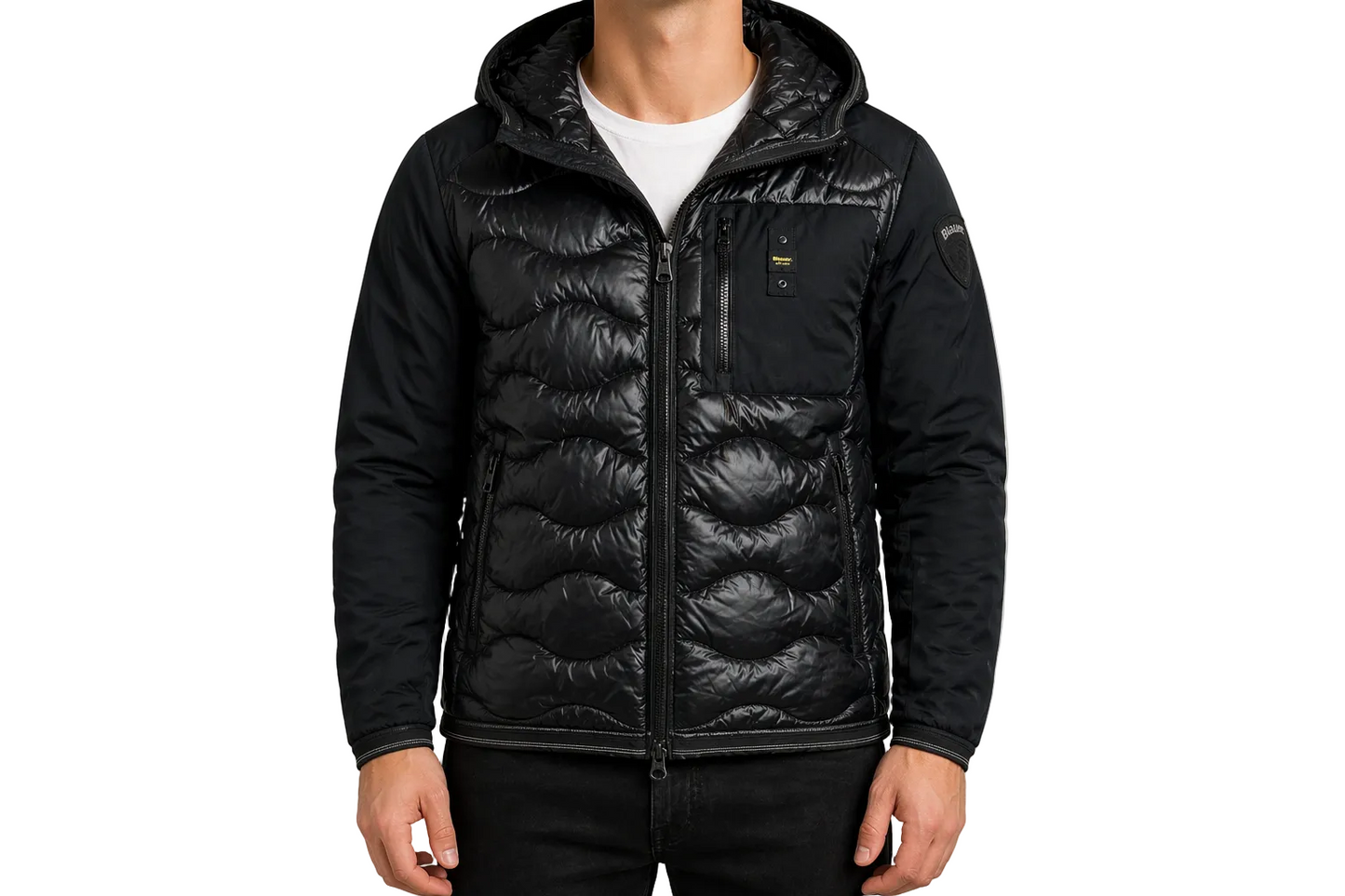 Blauer USA Daunenjacke (L(