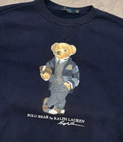 Vintage Polo Ralph Lauren Bear Sweatshirt (S)