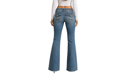 Vintage Y2K Wallflower Low Waist Bootcut Jeans (M)