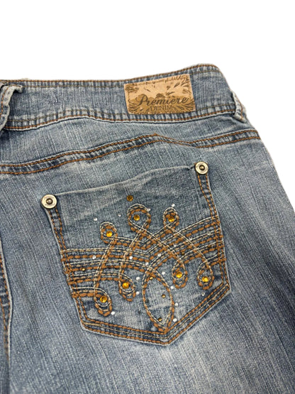 Vintage Y2K Premiere Denim Flared Jeans (M)