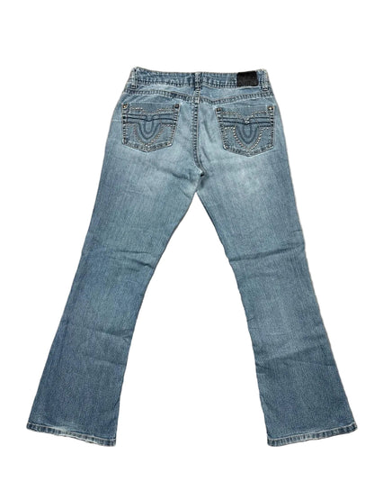Vintage Paris Blues Studded Flared Jeans (M)