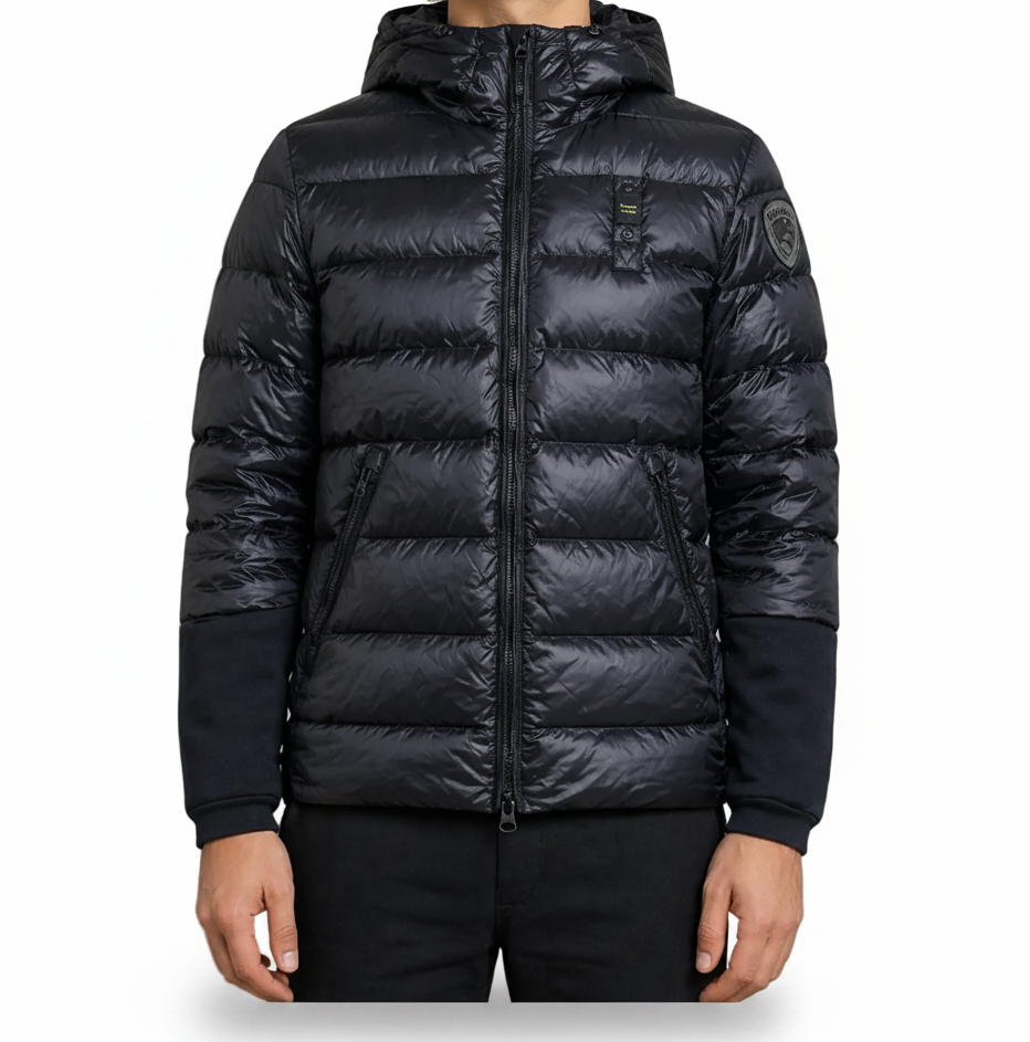 Blauer USA Daunenjacke (L)
