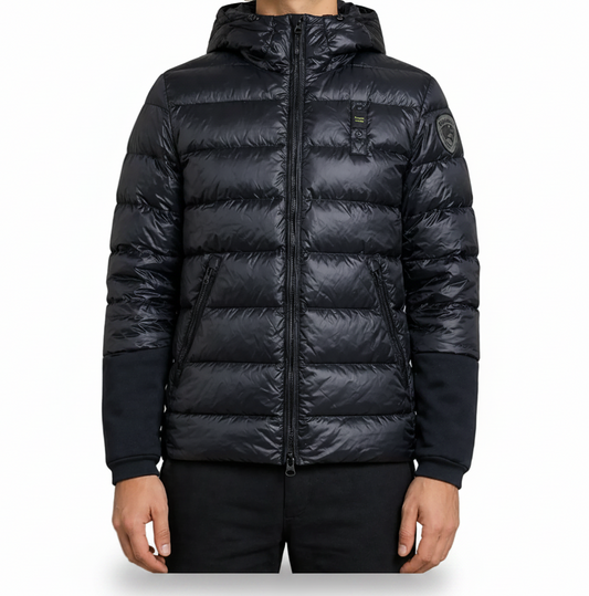 Blauer USA Daunenjacke (L)