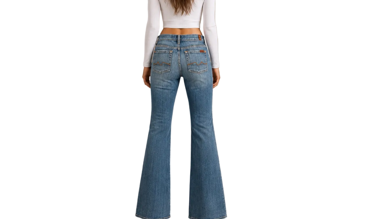 Vintage Y2K Flared Bootcut Jeans (M)