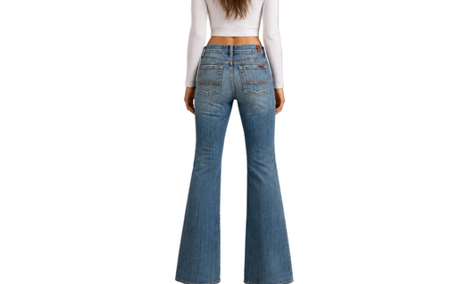 Vintage Y2K Flared Bootcut Jeans (M)