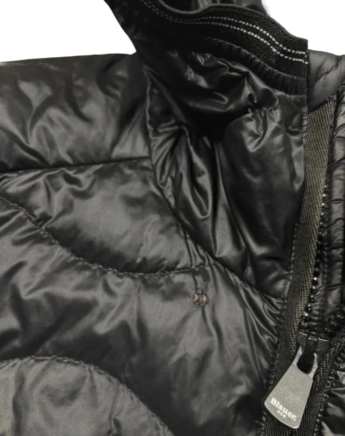 Blauer USA Daunenjacke (L)