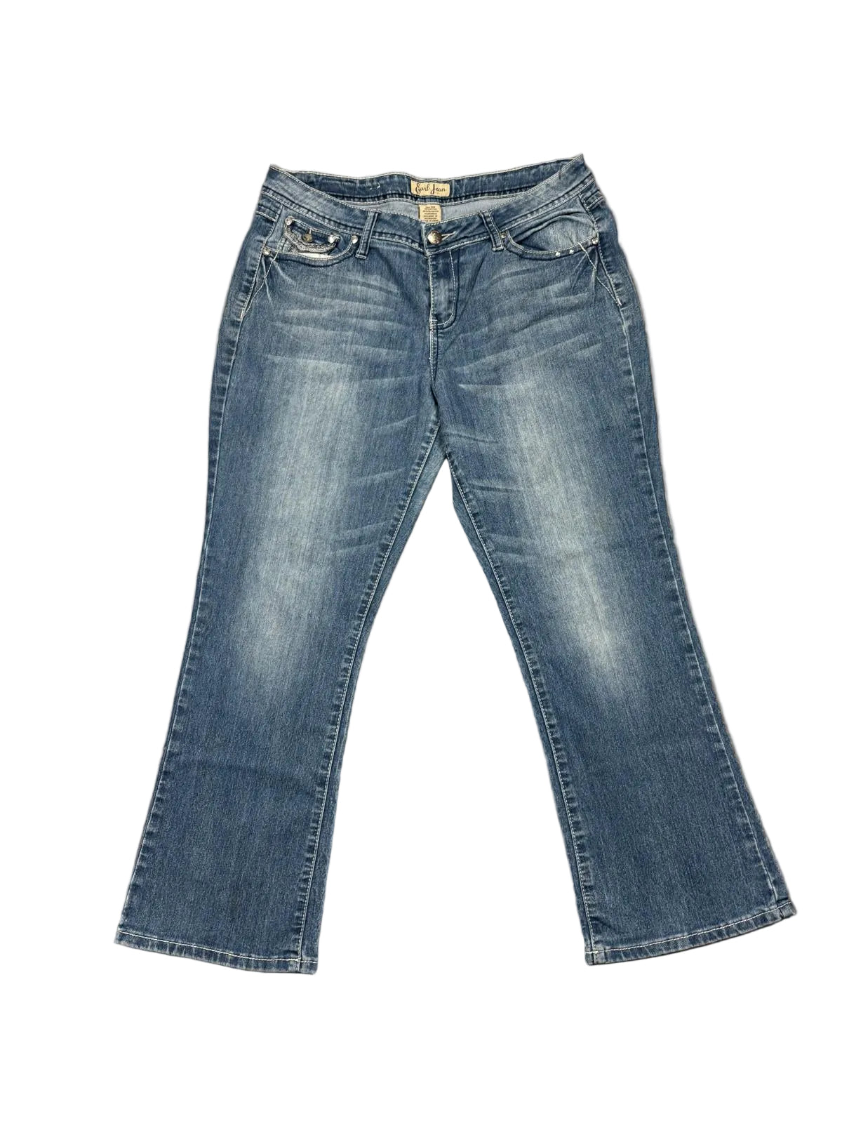 Y2K Earl Blau Bootcut Jeans (L)