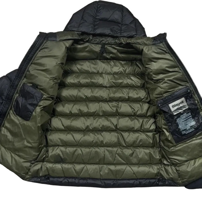 Blauer USA Daunenjacke (L)