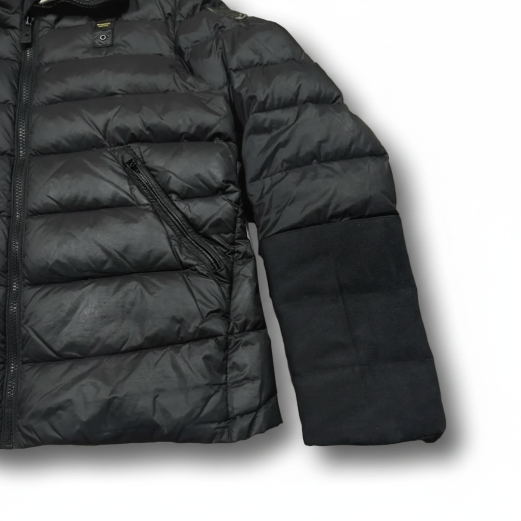 Blauer USA Daunenjacke (L)