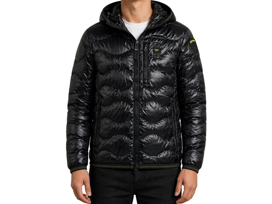 Blauer USA Daunenjacke (L)